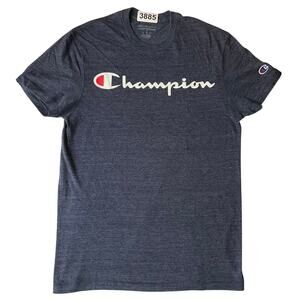 Champion Women T-shirt size S Slim Fit Short Sleeve Stretchy Blue